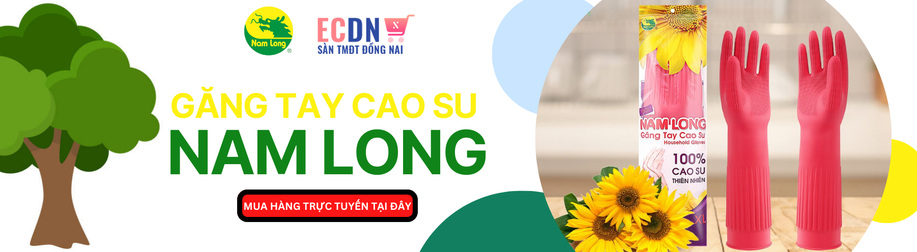 GĂNG TAY CAO SU NAM LONG