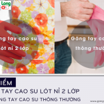 Ưu điểm của găng cao su lót nỉ 2 lớp với găng tay cao su thông thường