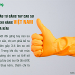 Sao phải “đầu tư” găng tay cao su Hàn quốc khi hàng Việt chẳng thua kém