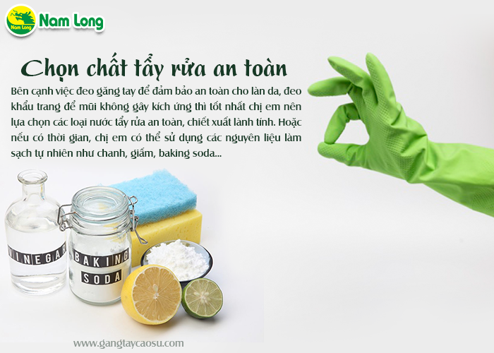 Chọn chất tẩy rửa an toàn khi dọn dẹp