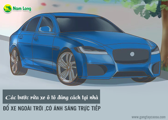 Đỗ xe ngoài trời, nơi có ánh sáng trực tiếp