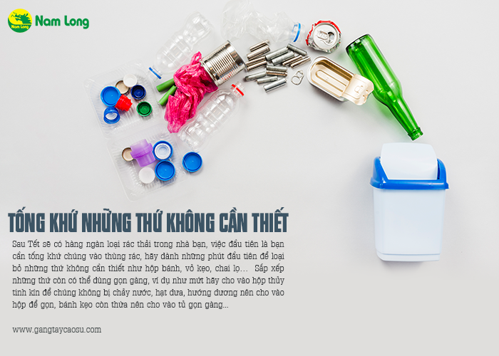 tống khứ mọi thứ không cần thiết để nhà luôn sạch