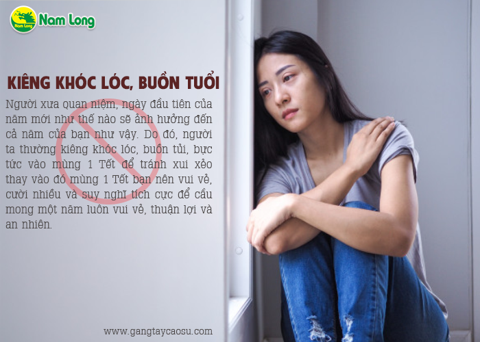 vào ngay tên nên kiêng khóc lóc, buồn tuổi