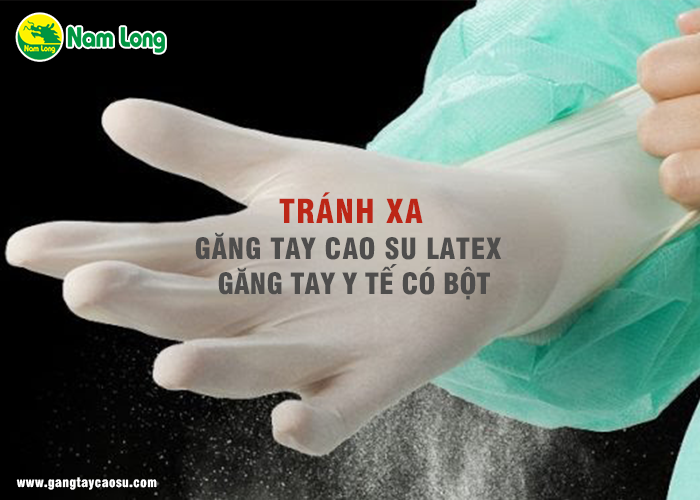 tránh xa găng tay cao su latex nếu không muốn bị ra mồ hôi tay