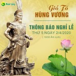 Găng tay cao su Nam Long thông báo lịch nghỉ lễ giỗ tổ Hùng Vương