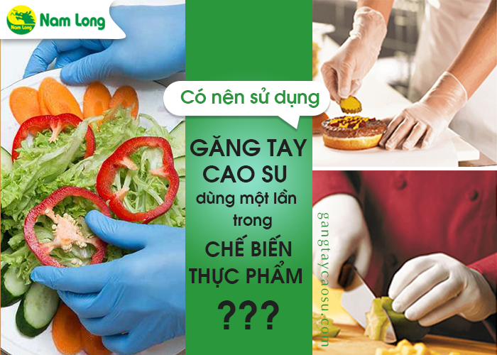 găng tay cao su dùn 1 lần