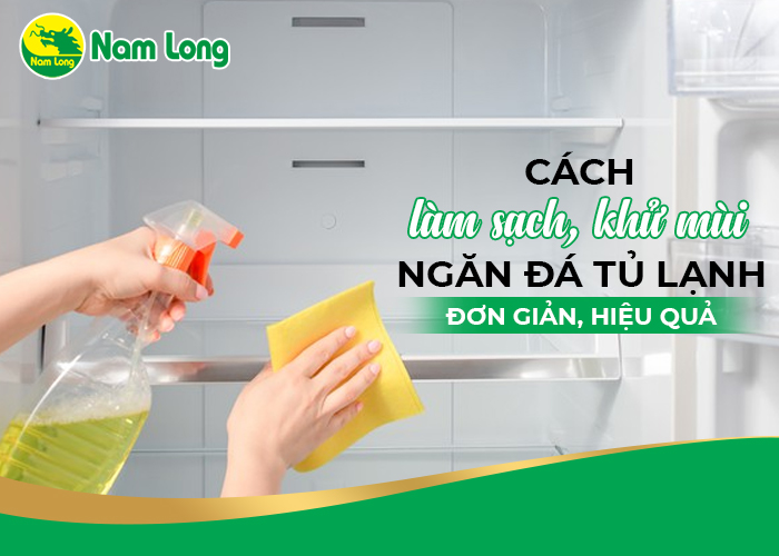 cách làm sạch, khử mùi ngăn đá tủ lạnh - 01