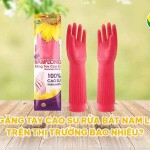 Giá găng tay cao su rửa bát Nam Long trên thị trường bao nhiêu?