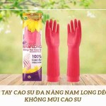 Găng tay cao su đa năng Nam Long dẻo dai, không mùi cao su