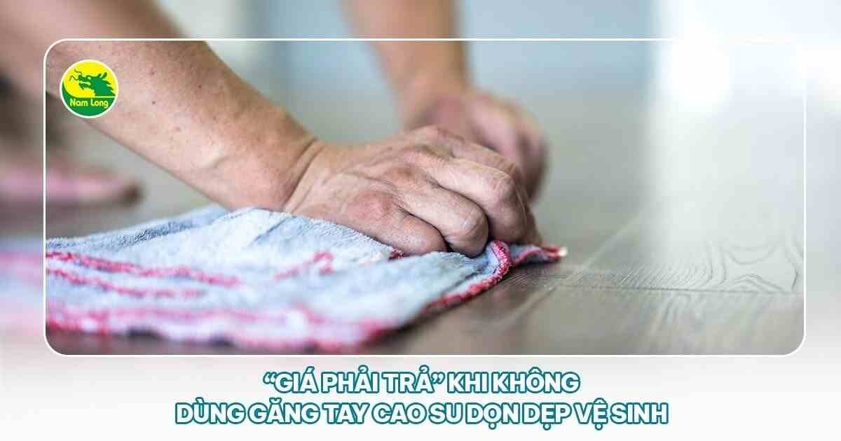 găng tay cao su dọn dẹp vệ sinh Nam Long