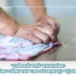 2 “giá phải trả” khi không dùng găng tay cao su dọn dẹp vệ sinh